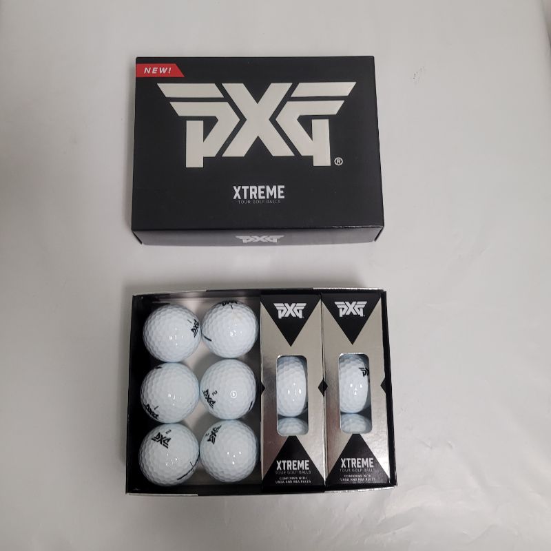 Photo 1 of ** Single  TEST ON PARTIAL SET ** The new PXG Xtreme Tour Golf Balls feature a thinner more durable urethane cover and an expanded core for the ultimate in-tour level quality and performance. This enhanced design delivers soft feel, lower spin and a more 