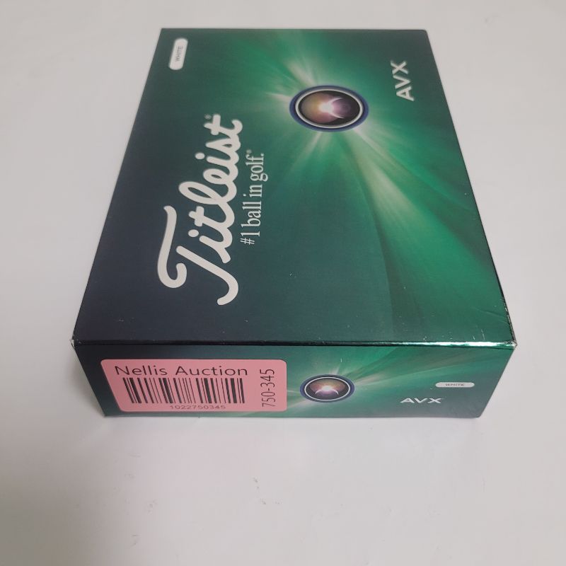 Photo 1 of ** Single  TEST ON PARTIAL SET ** The Titleist 2024 AVX Golf Balls 12-Pack are a perfect addition to your golf bag. The urethane cover offers short game control, and the the high-gradient, high-speed core promotes long flight distances. The 2-piece constr