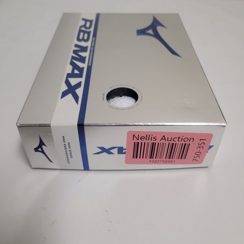 Photo 1 of ** SINGLE HIT TEST ON PARTIAL SET ** The RB MAX is an entirely new ball for Mizuno - combining a Tour ball's speed and launch characteristics with a more durable cover. Created using a new DualCore - with a soft inner to enhance feel, with a firmer, resil