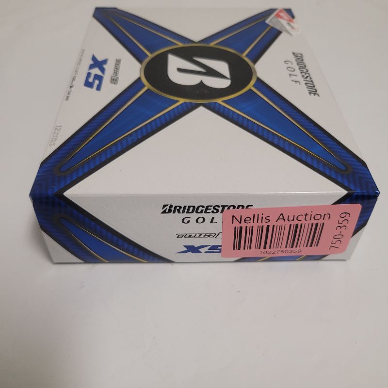 Photo 1 of ** Single  TEST ON PARTIAL SET ** Maximize your performance with the Bridgestone Golf 2024 Tour B-XS Golf Balls 12-Pack. The 3-piece design enhances spin for accuracy, while Reactiv X technology delivers intense rebound for long-distance flights.