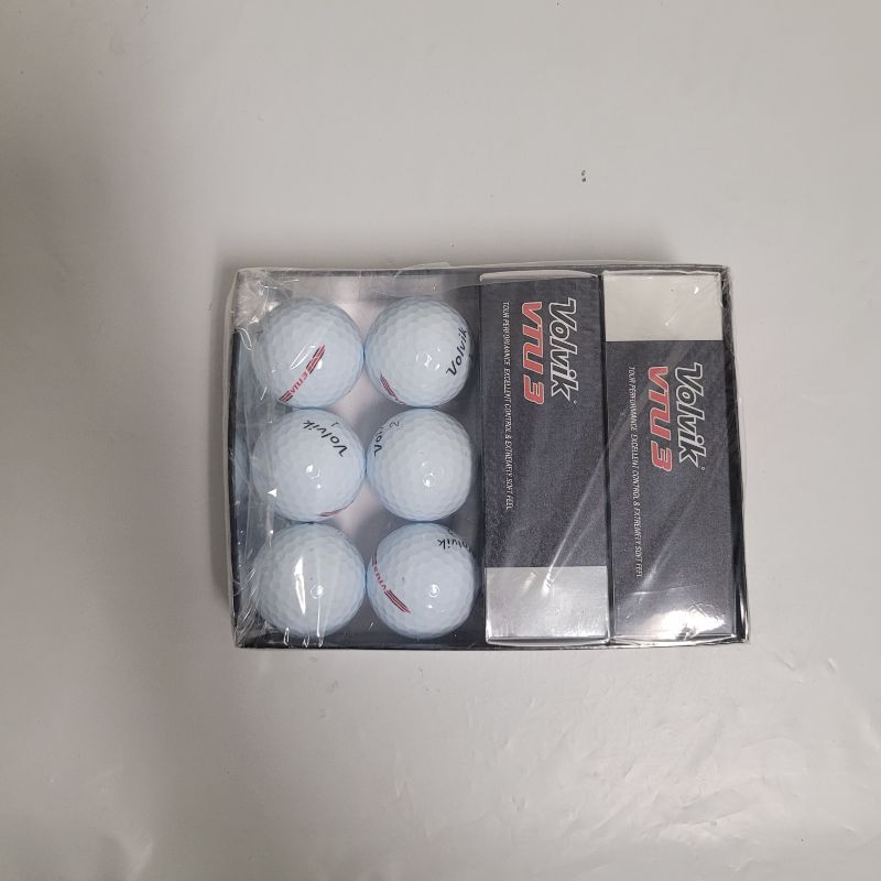 Photo 1 of ** Single  TEST ON PARTIAL SET ** Volvik Tour Urethane 3 - Explosive Core: White Carbon Single Core maximizes energy for incredible distance - Spin & Durability: L.R.T. Urethane Cover provides pro-level control and lasting performance - Aerodynamic Flight