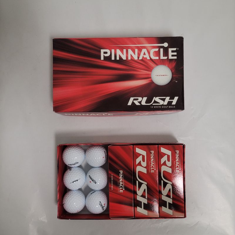 Photo 1 of ** Single  TEST ON PARTIAL SET **  Pinnacle Rush is designed to deliver extraordinary distance helping golfers of all albitites hit the ball farther with every club. The high energy core along with a soft cover and advanced 332 icosahedral dimple design c