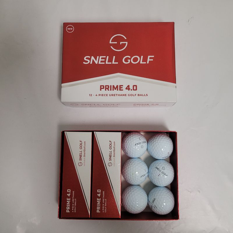 Photo 1 of ** Single  TEST ON PARTIAL SET **  PRIME 4.0 Golf Balls Leading performance for leading players. Features: Ultra-fast core for our fastest speed and low spin on drivers and fairway woods Mantle layers work together for optimal speed, spin, and flight for 