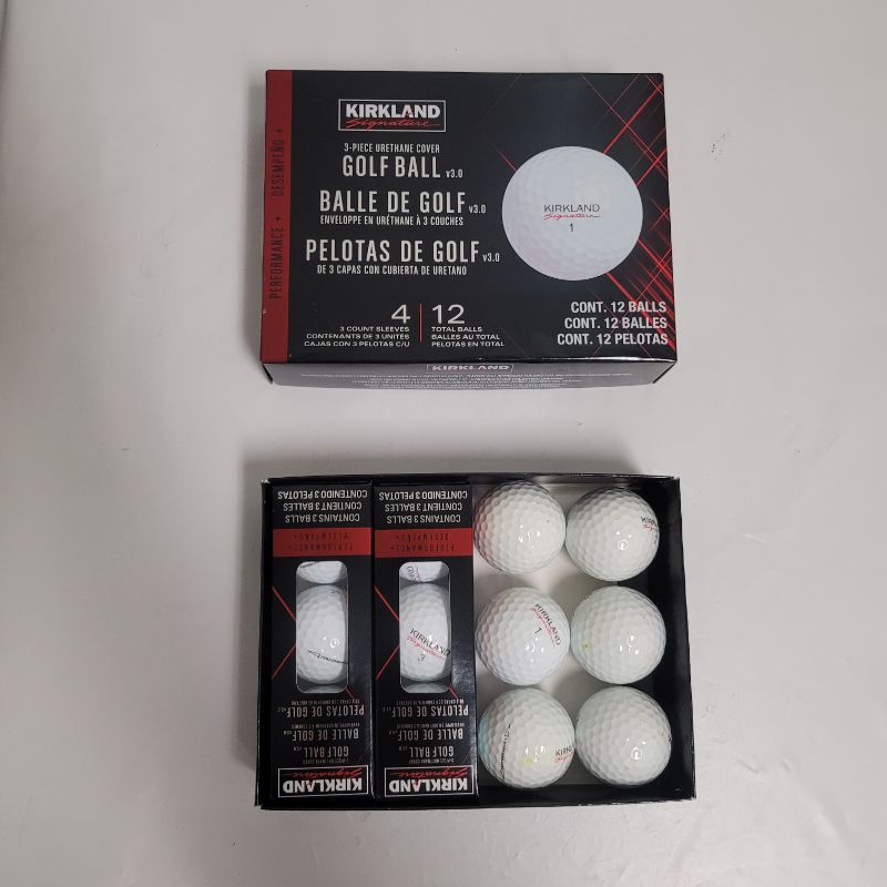 Photo 1 of ** Single  TEST ON PARTIAL SET **  KIRKLAND SIGNATURE PERFORMANCE + GOLF BALLS