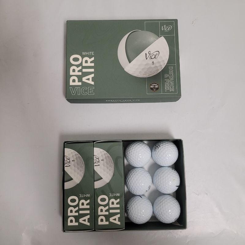 Photo 1 of ** Single  TEST ON PARTIAL SET **  Vice Pro Air Golf Balls (2025 Model) White.