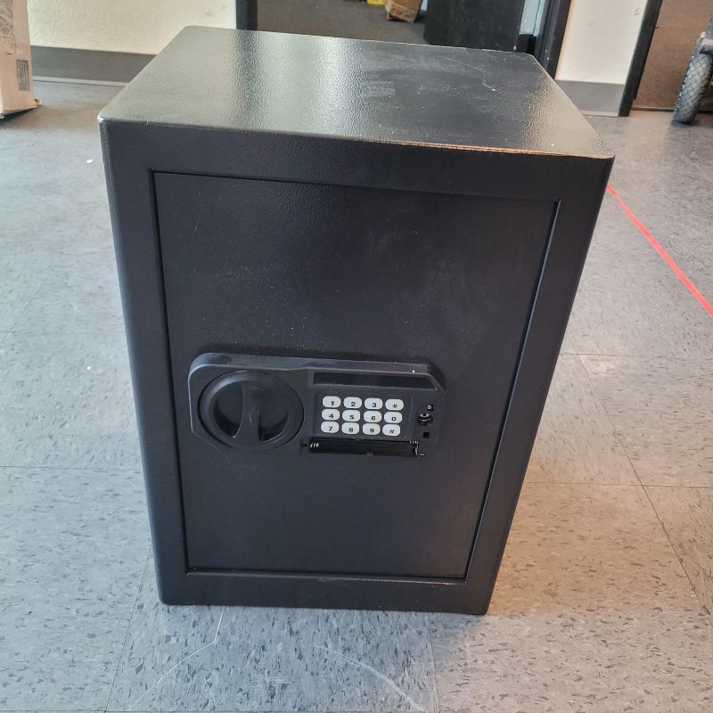 Photo 1 of ** SEE CLERK'S COMMENTS ** 3.2 Cubic Feet Large Safes for Home Use Fire and Water Proof, Anti-Theft Digital Security Safe Box With Programmable Keypad & Spare Keys, Home Safes Water and Fireproof for Documents Money Valuables
