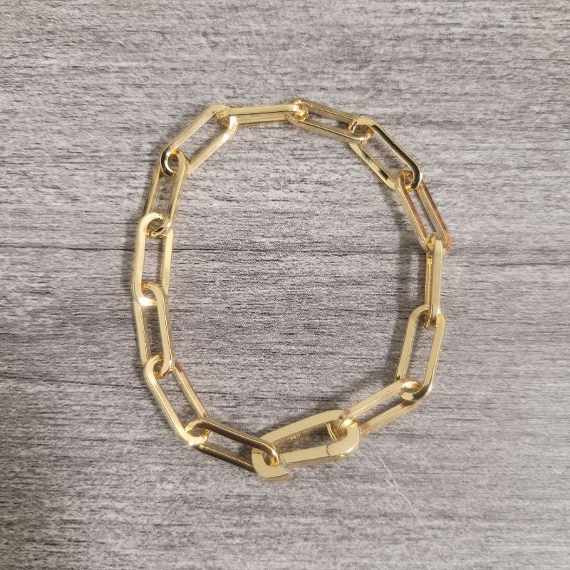 Photo 1 of Gold Paperclip Chain Bracelet