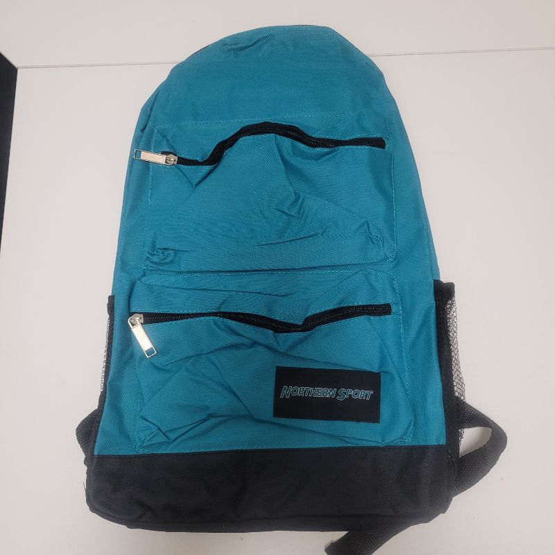 Photo 1 of 17" Deluxe Backpack - 17.5" X 12" X 5.5" (actual color is teal)