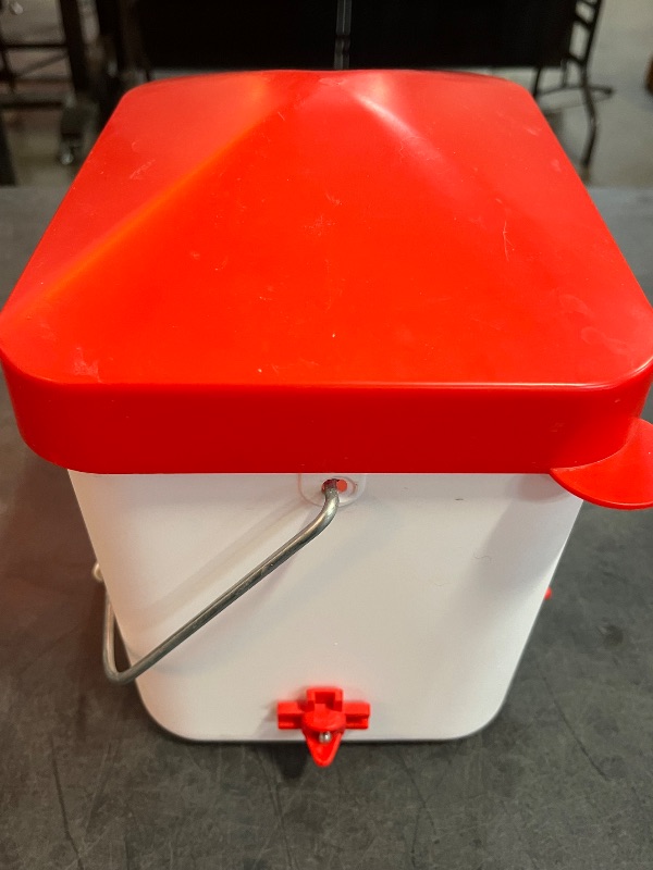 Photo 1 of Heated Chicken Waterer 3 Gallon Poultry Water Heater with 4 Nipples Freeze Proof Chick Waterer Heater for Winter Chicken Turkey Pigeon Goose
