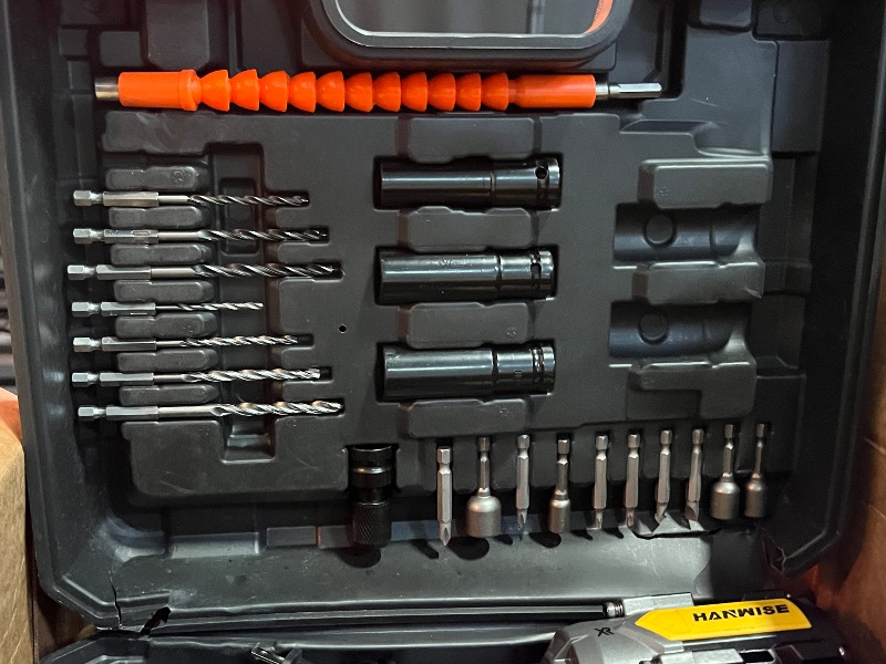 Photo 1 of 21V Lithium Battery Cordless Impact Wrench Brushless Electric Industrial Grade Power Tool Set Adjustable Wrenches Wrench