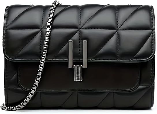 Photo 1 of Black Muscle Stripe Snapping Women's Shoulder Bag Fashion Fashion Women's Shoulder Wallet Card Bag