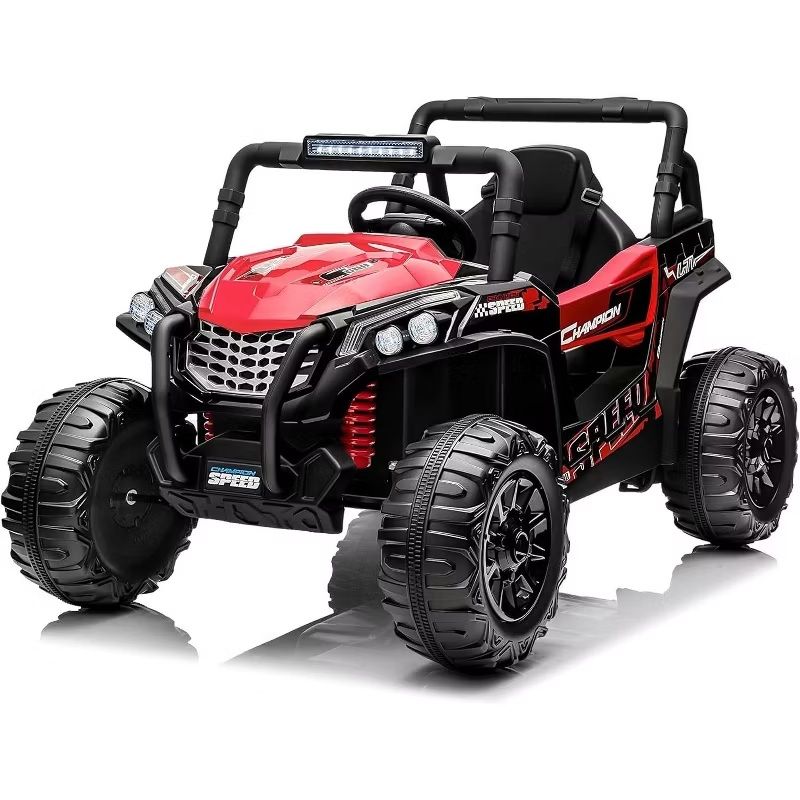 Photo 1 of 12V Kids Ride On UTV Car,Electric Off-Road Truck,Ride On Truck with Remote Control,Led Lights,Spring Suspension for 3-8 Years