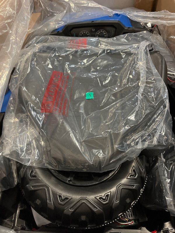 Photo 1 of 24V Ride on Toys 4WD Ride on Cars with Remote Control, 1 Seater Electric Car for Kids, Power Car Wheels, UTV w/ 4 Motors, Music, Lights, 3 Speeds, Blue