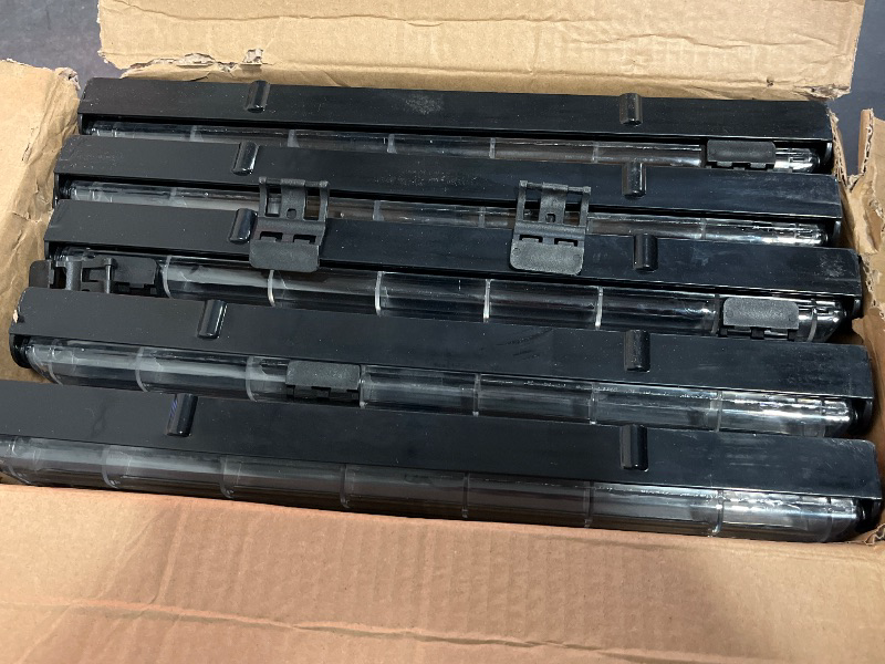 Photo 1 of 10 Tiers Foldable Shoe Rack Organizer Cabinet for Closet Entryway, Large Collapsible Shoe Storage Box with Magnetic Doors (Black)