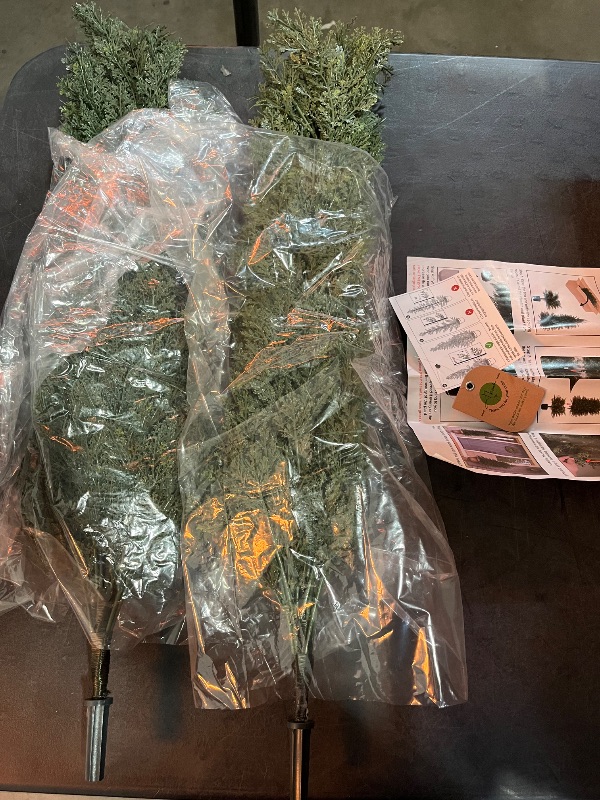 Photo 1 of Artificial Topiary Cedar Trees 3FT Tall 2 Set, Outdoor Indoor Faux Pine Shrubs Plants, Realistic Fake Plants Front Porch Decor, Artificial Bushes Cypress for Home Front Door Offices
