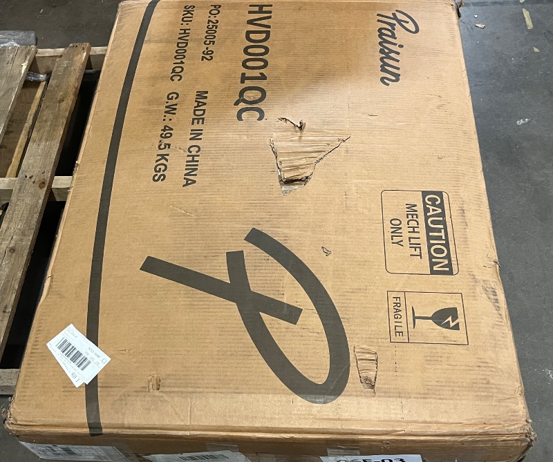 Photo 1 of 47" Makeup Vanity Desk with Large Mirror & LED Lights, Fluted Vanity with 7 Drawers, Tempered Glass Top & Charging Station, Modern Dressing Table for Bedroom, Dorm, Women & Girls, Natural Oak
