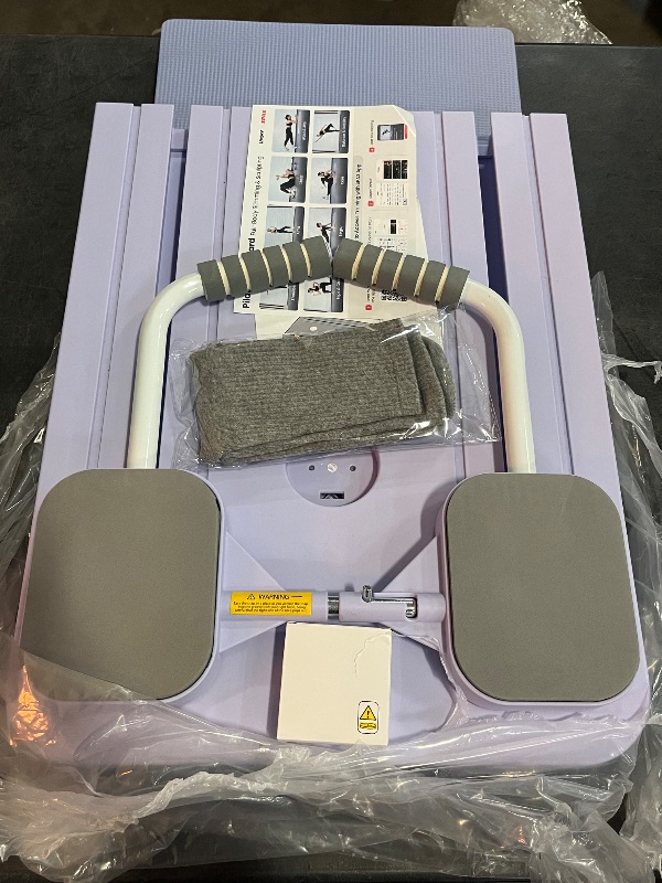 Photo 1 of Pilates Board - Pilates Reformer Set, Multi-Purpose Foldable Pilates Reformer Board for Home, 5 in 1 Pilates Sliding Board