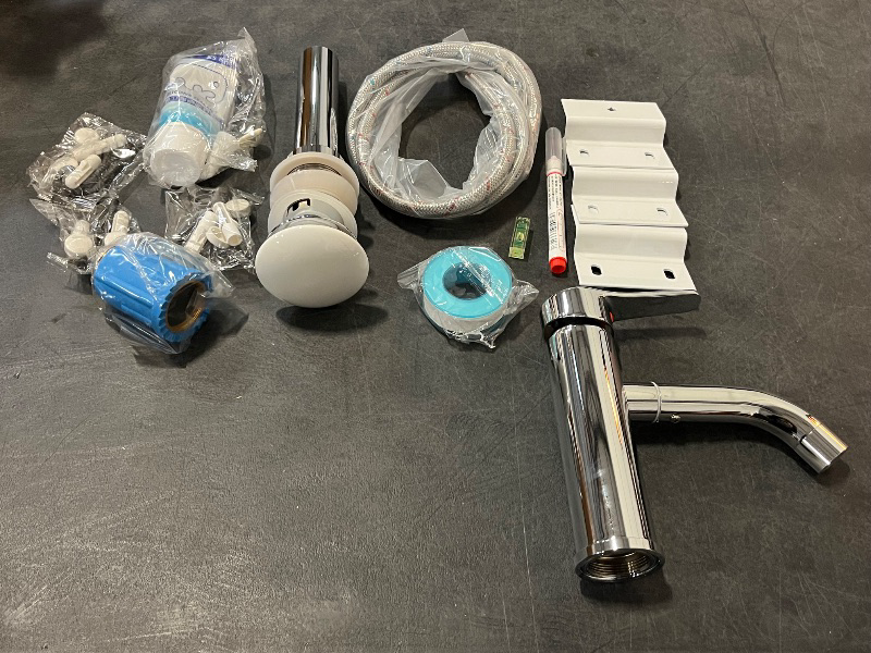 Photo 1 of 22 Inch Floating Bathroom Vanity with Sink, Modern Wall Mounted Small Bathroom Vanity, 2 Drawer Bathroom Sink Cabinet with Ceramic Sink, Soft Close Slides, Grey