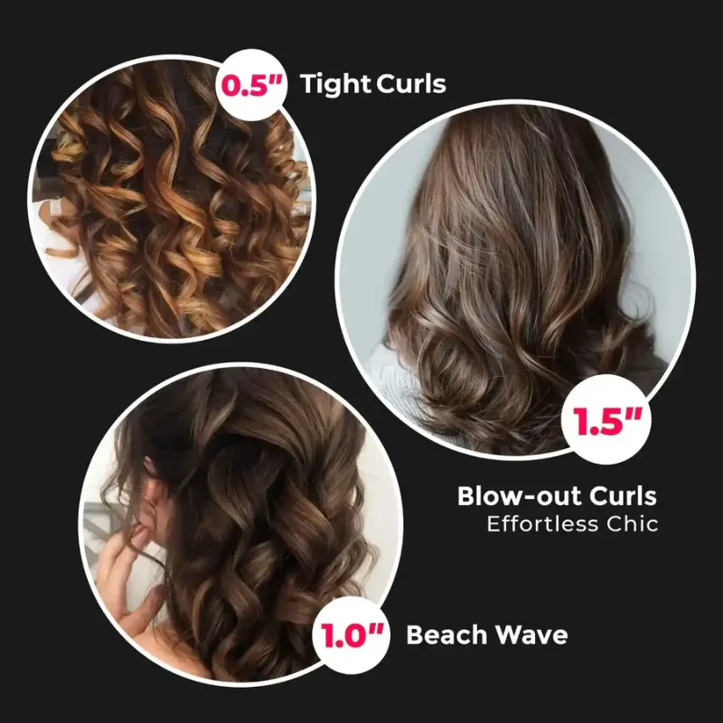 Photo 1 of TYMO CUES 3 in 1 Interchangeable Curling Iron 