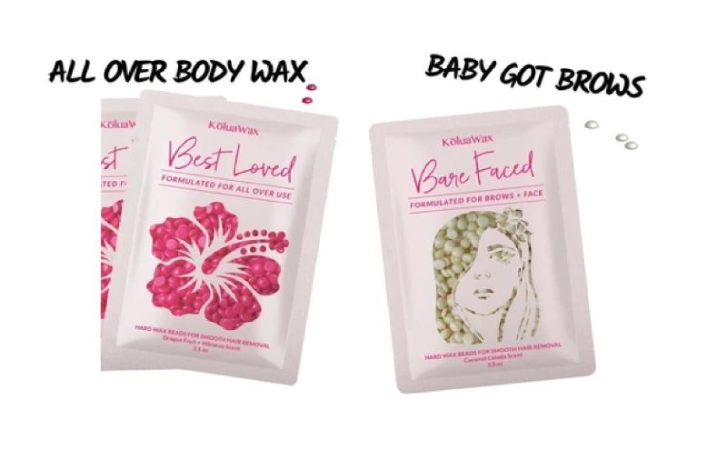 Photo 1 of KoluaWax 2 Pack Hard Beaded Wax - Bare Faced & Best Loved
