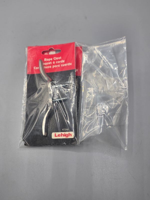 Photo 1 of 2 Pack 4-1/2 in. Nickel-Plated Rope Cleat