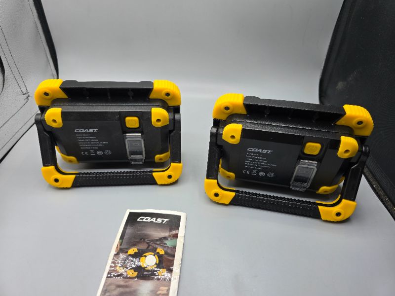 Photo 1 of 2 Pack  Coast 1150 -Lumens LED Battery-operated Rechargeable Portable Work Light