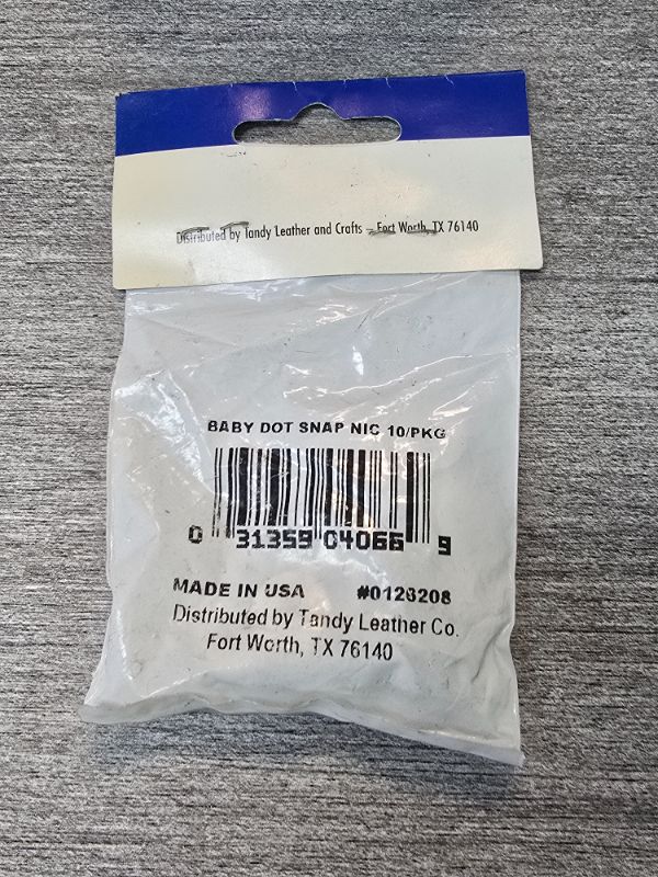 Photo 1 of 10 Pack DOT® Durable™ Snap Fastener Set - Fabric-to-Fabric (Nickel-Plated)
