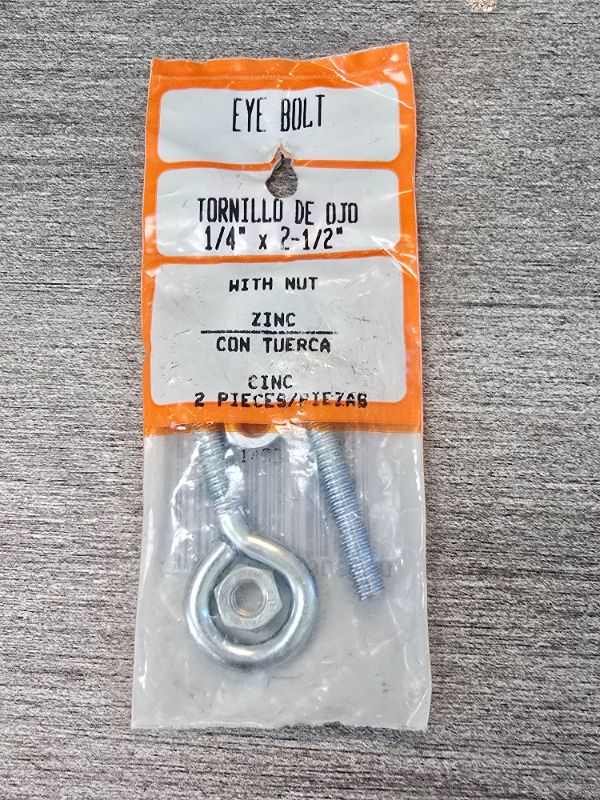 Photo 1 of 1/4" x 2-1/2" Eye Bolt - Stainless Steel
