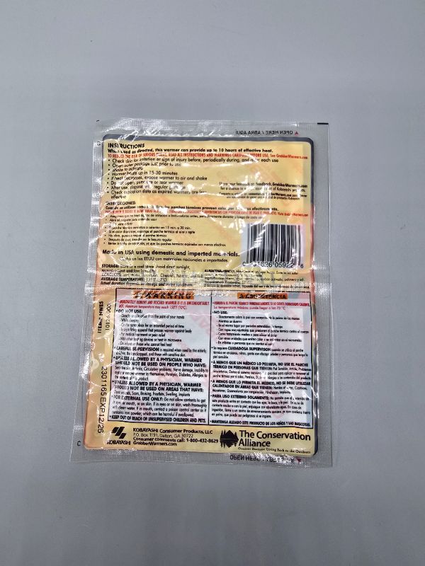 Photo 1 of 6 Pack Grabber Hand Warmers