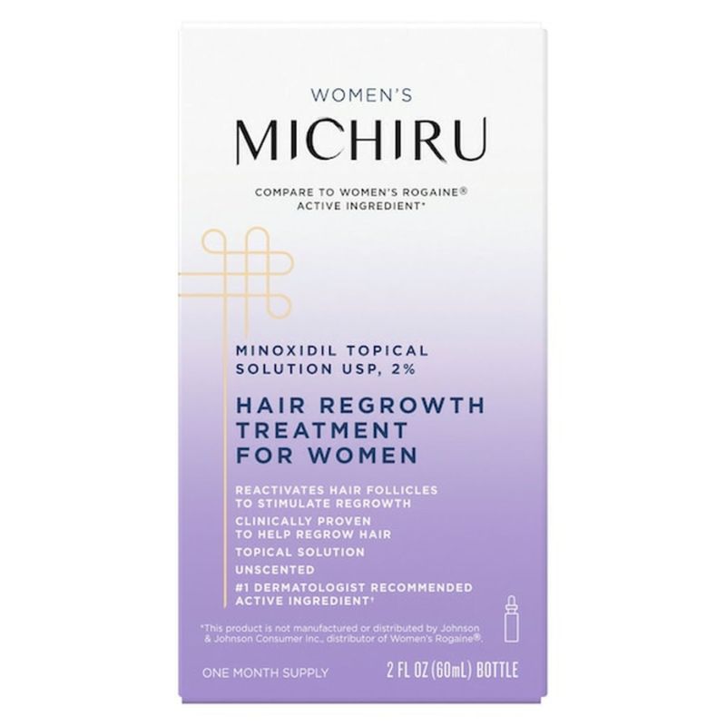 Photo 1 of Michiru Minoxidil Usp 2% Hair Regrowth Treatment For Women Topical Solution Unscented