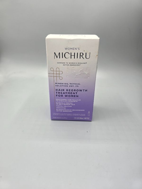 Photo 1 of Michiru Minoxidil Usp 2% Hair Regrowth Treatment For Women Topical Solution Unscented