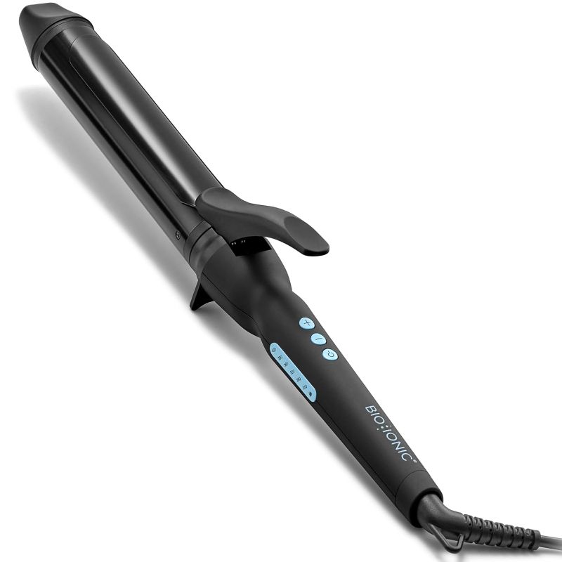Photo 1 of Bio Ionic Long Barrel Curling Iron with Moisture Heat Technology & NanoIonic MX Versatile Curling Wand - Multiple Barrel Sizes for Tight, Classic, Loose & Soft Curls