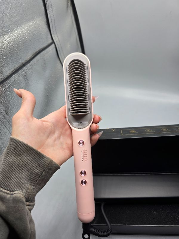 Photo 1 of Wavytalk Steamlin Pro Steam Straightener Brush, Wavytalk Sleek Sweep Ionic Hair Dryer Blac