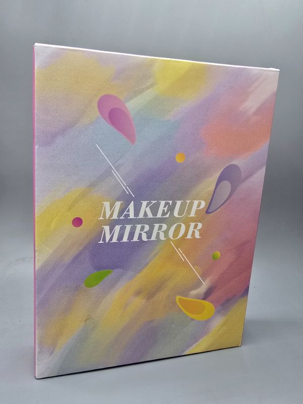 Photo 1 of Rechargeable Travel Makeup Mirror with Lights and 10X Magnifying Mirrors, Portable Lighted Vanity Mirror with 80 Led,2000mAh Battery,3 Color Lighting, Touch Dimming, Tabletop Light up Mirror