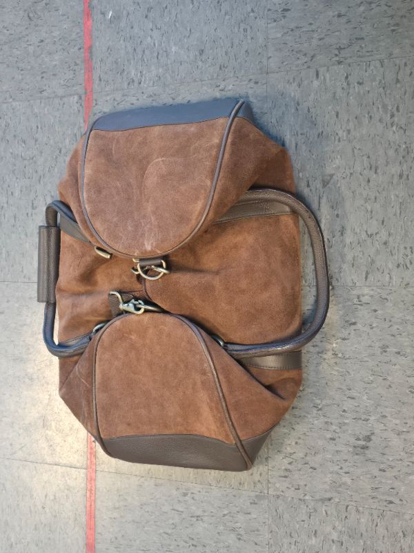 Photo 1 of 2003 Marlboro Leather Duffle Bag Guts Grit Gear