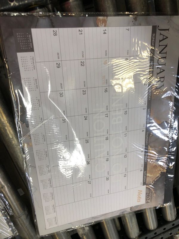 Photo 1 of LARGE 2024 DESK CALENDAR