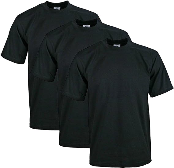 Photo 1 of Pro Club Men's 3-Pack Heavyweight Cotton Short Sleeve Crew Neck T-Shirt 3xl

