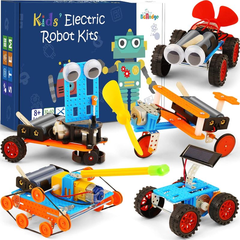 Photo 1 of STEM Kits for Kids Age 6-8, Crafts for Boys 8-12, 6 7 8 Year Old Boy Gifts, Robot Car Building Kit, Science Activities Educational Engineering Toy, STEM Toys Birthday Gift for 9 10 11 12 + Years
