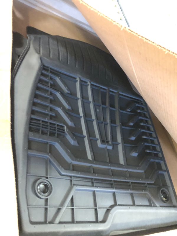 Photo 2 of Auxko All Weather Floor Mats Fit for Kia Sportage 2023 Not Hybrid TPE Rubber Liners Set Sportage 2023 Accessories All Season Guard Odorless Anti-Slip Floor Mats for 1st & 2nd Row