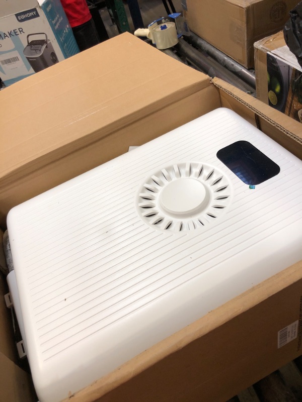 Photo 1 of Smart Odor Removal Cat Litter Box,Enclosed Litter Box with Smart Efficient Odor Removal System,Large Litter Box for Big Cats and Kittens,Easy to Assembly and Clean,Including Mat and Scoop