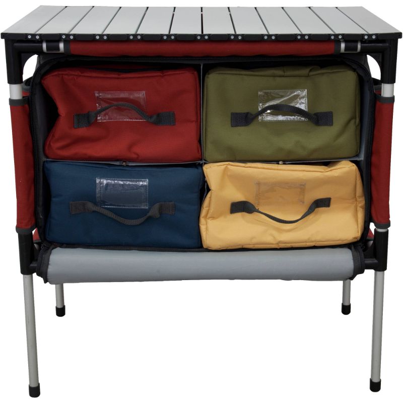Photo 1 of Camp Chef Mountain Series Table and Organizer - Red
