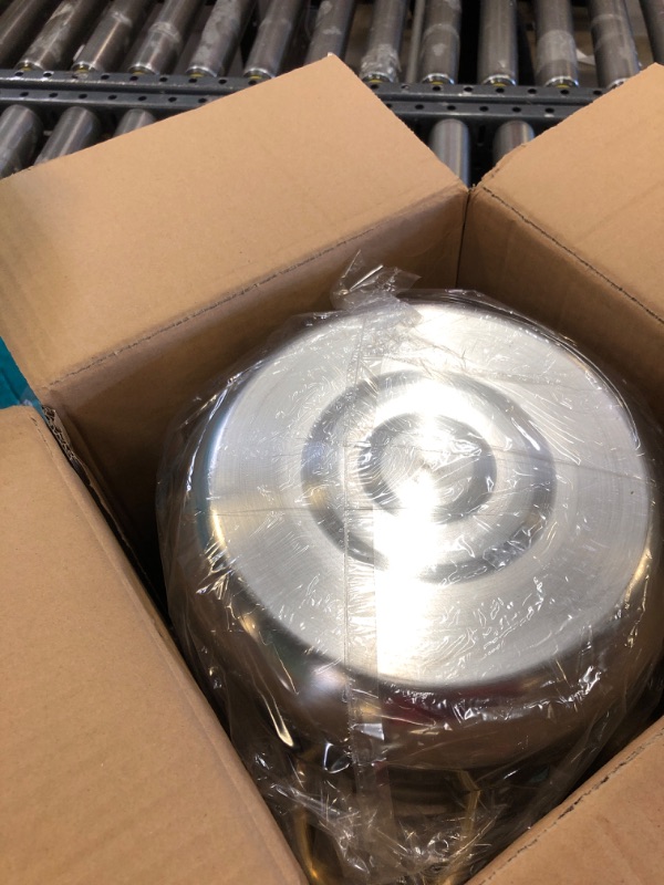 Photo 1 of Bruntmor Stainless Steel Cookware Set - Pot with Measurement Markings - Ultimate Cookware Set - Multi-functional Cooking Essentials - Oven-Safe Cooking Set - 4 Pieces