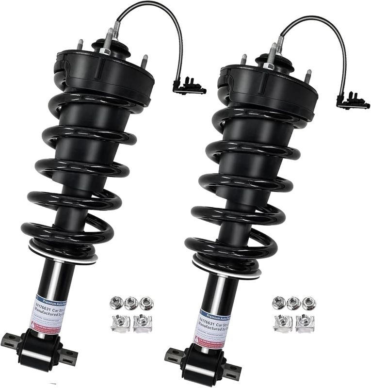 Photo 1 of 84176631 2Pcs Front Struts Shocks Assembly Absorber w/Magnetic with Spring Compatible with 2015-2020 Cadillac Escalade, Chevy Tahoe Suburban Silverado GMC Sierra 1500 Yukon (XL) Replace# 23312167
