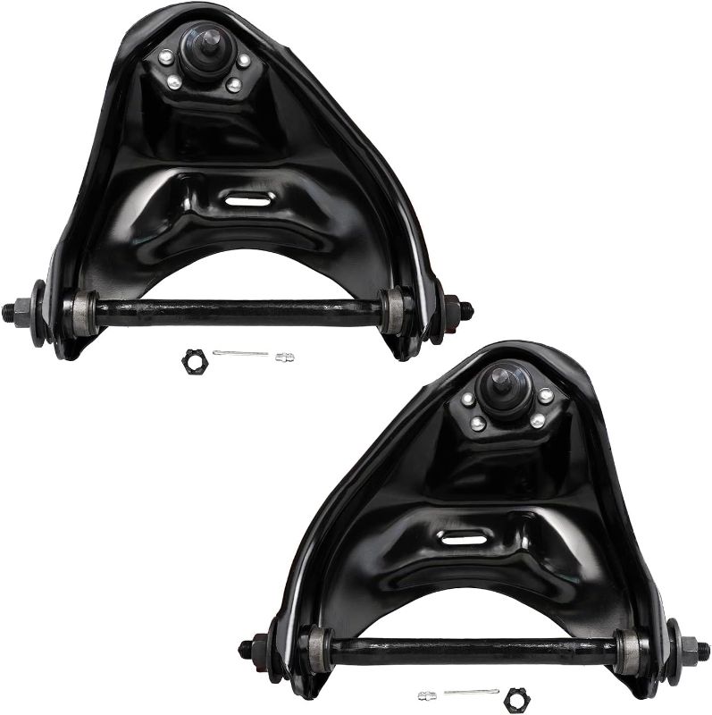 Photo 1 of Detroit Axle - Front Upper Control Arms w/Ball Joints for Chevy Malibu Blazer Buick Century GMC S-15 Pontiac Grand Prix Hombre, 2pc Set Upper Control Arms with Ball Joints Assembly Replacement
