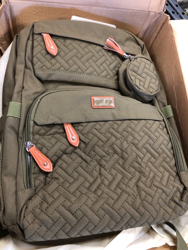 Photo 1 of army green backpack