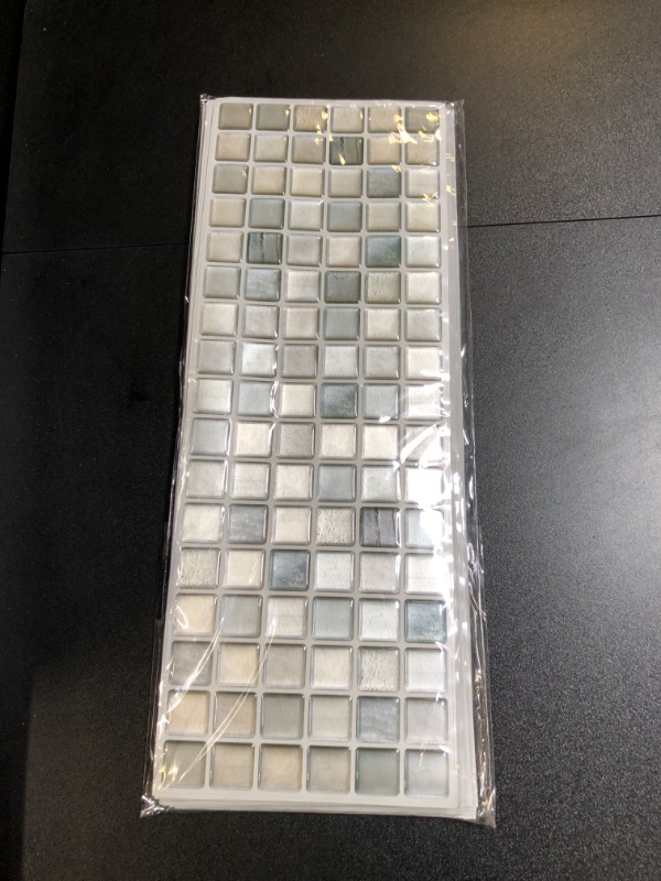 Photo 1 of Beaustile Decorative Tile Stickers Peel Stick Backsplash Fire Retardant Tile Sheet (10, 5.28" x 14.8")
