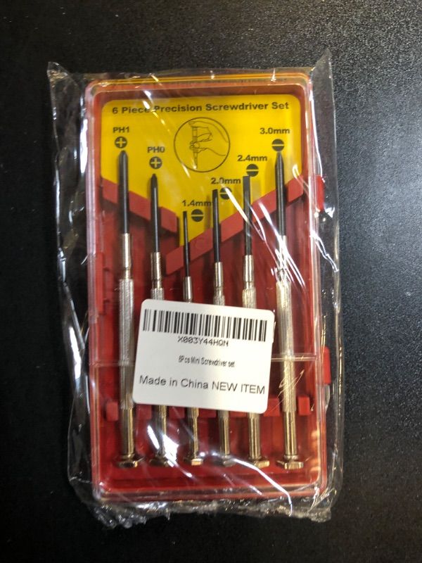 Photo 2 of 6PCS Red Mini Screwdriver Set