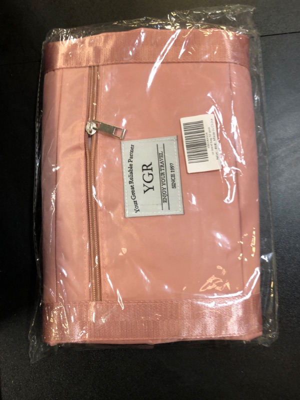 Photo 2 of YGR Travel Duffel Bag, Personal Item Bag for Spirit Airlines, Foldable Sports Tote Gym Bag, Carry on Luggage Shoulder Bag, Weekender Overnight Bag for Women, Female, Pink Pink Travel Bag