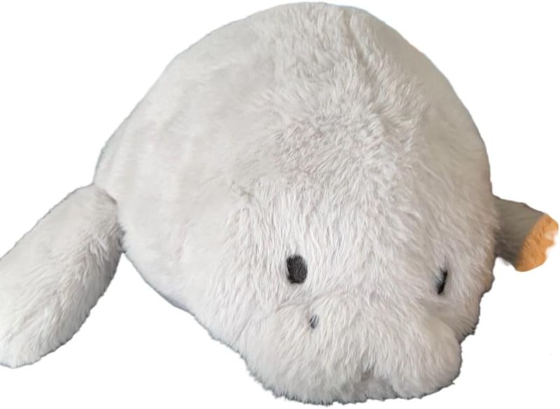 Photo 1 of Pacific Comforts Microwavable 24inch 4 lbs Manatee Weighted Stuffed Animals, Large Weighted Plush Animal, Cute Plush Toy Pillow, Gifts for Adults, Kids, Boys and Girls
