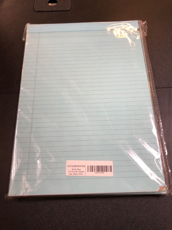 Photo 2 of File Folder - Pack of 12 File Folders with 1/3 Cut Tab for Classification, Organization and Filling - Project Folders for Office and Study, 9.1 X 11.7 in, Assorted Colors
